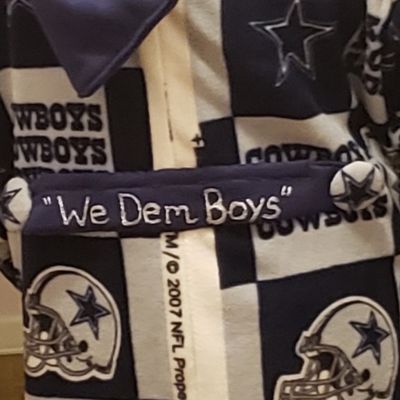 Oversized Fleece Dallas Cowboys Coat/Scarf - Picture 4 of 5
